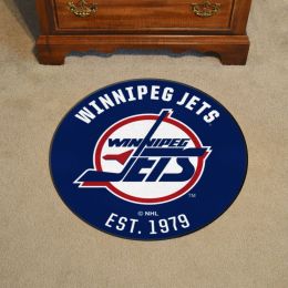 Winnipeg Jets Retro Alt Logo Roundel Mat - 27"