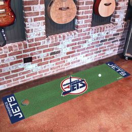 Winnipeg Jets Retro Alt Logo Putting Green Mat - 18 x 72