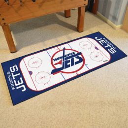 Winnipeg Jets Retro Alt Logo Rink Runner Mat - 29.5 x 72