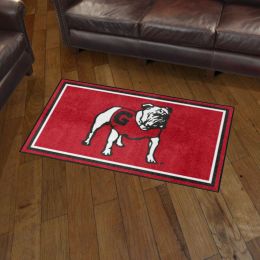 Georgia Bulldogs Area Rug - 3' x 5' Mascot Nylon