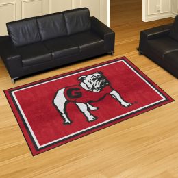 Georgia Bulldogs Area Rug - 5' x 8' Nylon