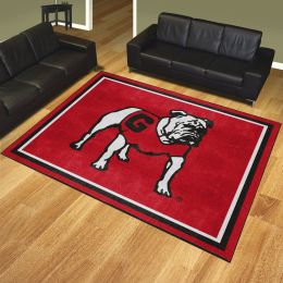 Georgia Bulldogs Area Rug - 8' x 10' Mascot Nylon