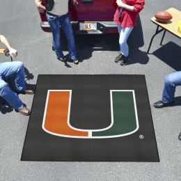 Miami Hurricanes Mascot Tailgater Mat - 60 x 72