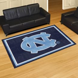 North Carolina Logo Tar Heels Area Rug - 5' x 8' Nylon