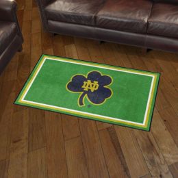 Notre Dame Fighting Irish Area Rug - 3' x 5' Mascot Nylon