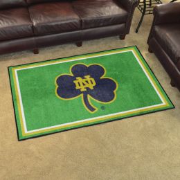 Notre Dame Fighting Irish Area Rug - 4' x 6' Mascot Nylon