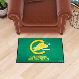 California Golden Seals Retro Moscot Starter Mat - 19 x 30