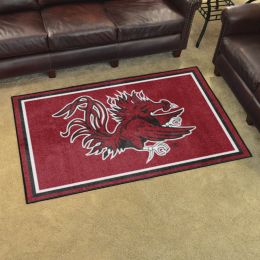 South Carolina Gamecocks Area Rug - 4' x 6' Mascot Nylon