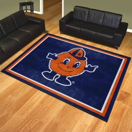 Syracuse Orange Area Rug - 8' x 10' Mascot Nylon