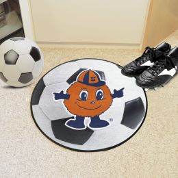 Syracuse Orange Logo Soccer Ball Shaped Area Rug