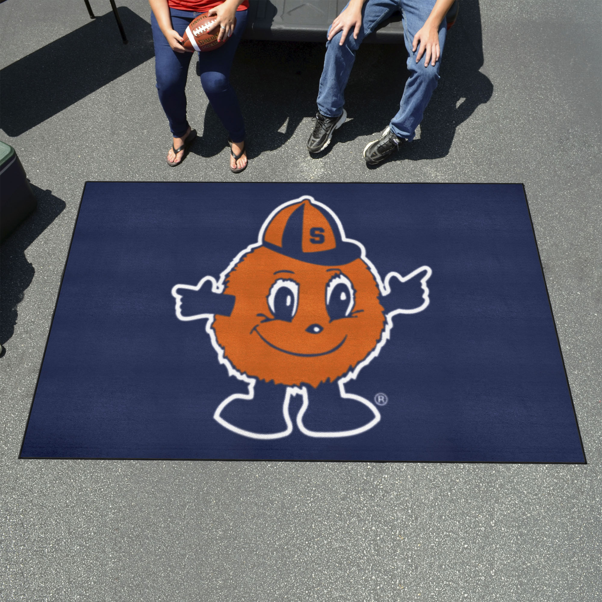 Syracuse Orange Outdoor Mascot Ulti-Mat - Nylon 60 x 96