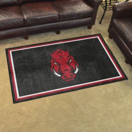 Arkansas Razorbacks Area Rug - 4' x 6' Mascot Nylon