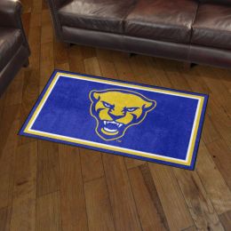 Pitt Panthers Area Rug - 3' x 5' Mascot Nylon