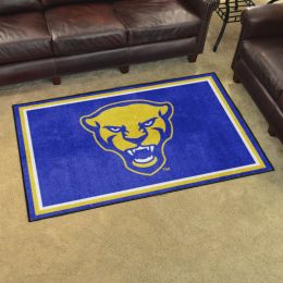 Pitt Panthers Area Rug - 4' x 6' Mascot Nylon