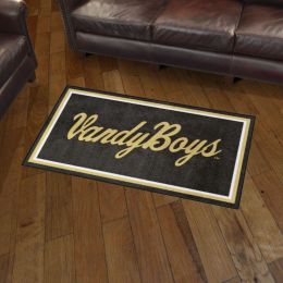 Vandy Boys Commodores Area Rug - 3' x 5' Mascot Nylon