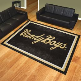 Vandy Boys Commodores Area Rug - 8' x 10' Mascot Nylon