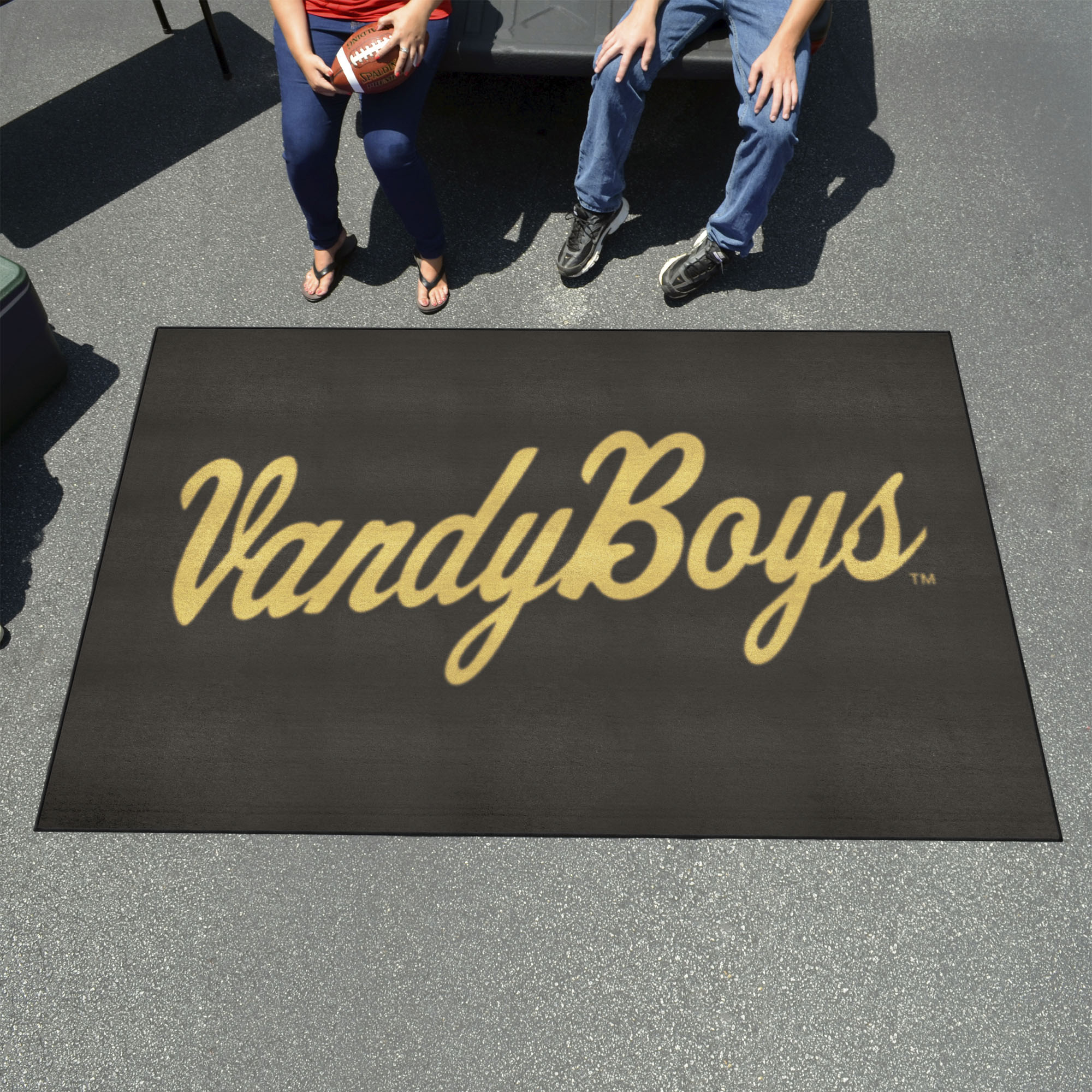 Vandy Boys Commodores Outdoor Mascot Ulti-Mat - Nylon 60 x 96
