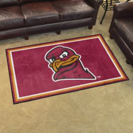 Virginia Tech Hokies Area Rug - 4' x 6' Mascot Nylon