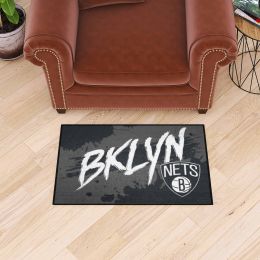 Brooklyn Nets Starter Mat Slogan - 19 x 30