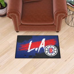 Los Angeles Clippers Starter Mat Slogan - 19 x 30