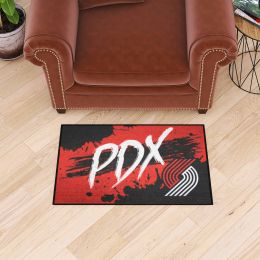 Portland Trail Blazers Starter Mat Slogan - 19 x 30