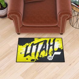 Utah Jazz Starter Mat Slogan - 19 x 30