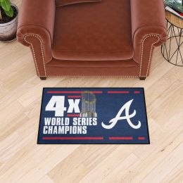 Atlanta Braves Dynasty Starter Mat - 19 x 30