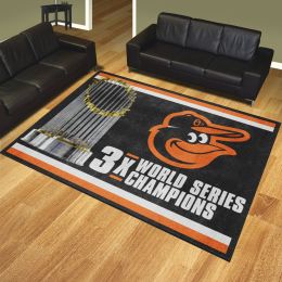 Baltimore Orioles Area Rug - Dynasty 8' x 10' Nylon