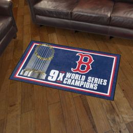 Boston Red Sox Area Rug - Dynasty 3' x 5' Nylon