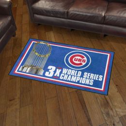 Chicago Cubs Area Rug - Dynasty 3' x 5' Nylon