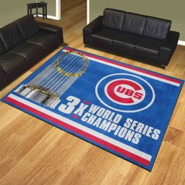 Chicago Cubs Area Rug - Dynasty 8' x 10' Nylon