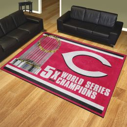 Cincinnati Reds Area Rug - Dynasty 8' x 10' Nylon