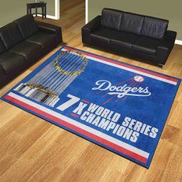 Los Angeles Dodgers Area Rug - Dynasty 8' x 10' Nylon