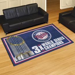 Minnesota Twins Area Rug - Dynasty 5' x 8' Nylon