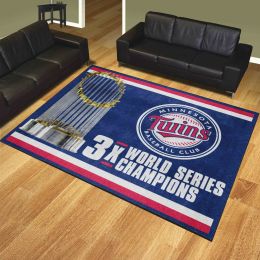 Minnesota Twins Area Rug - Dynasty 8' x 10' Nylon