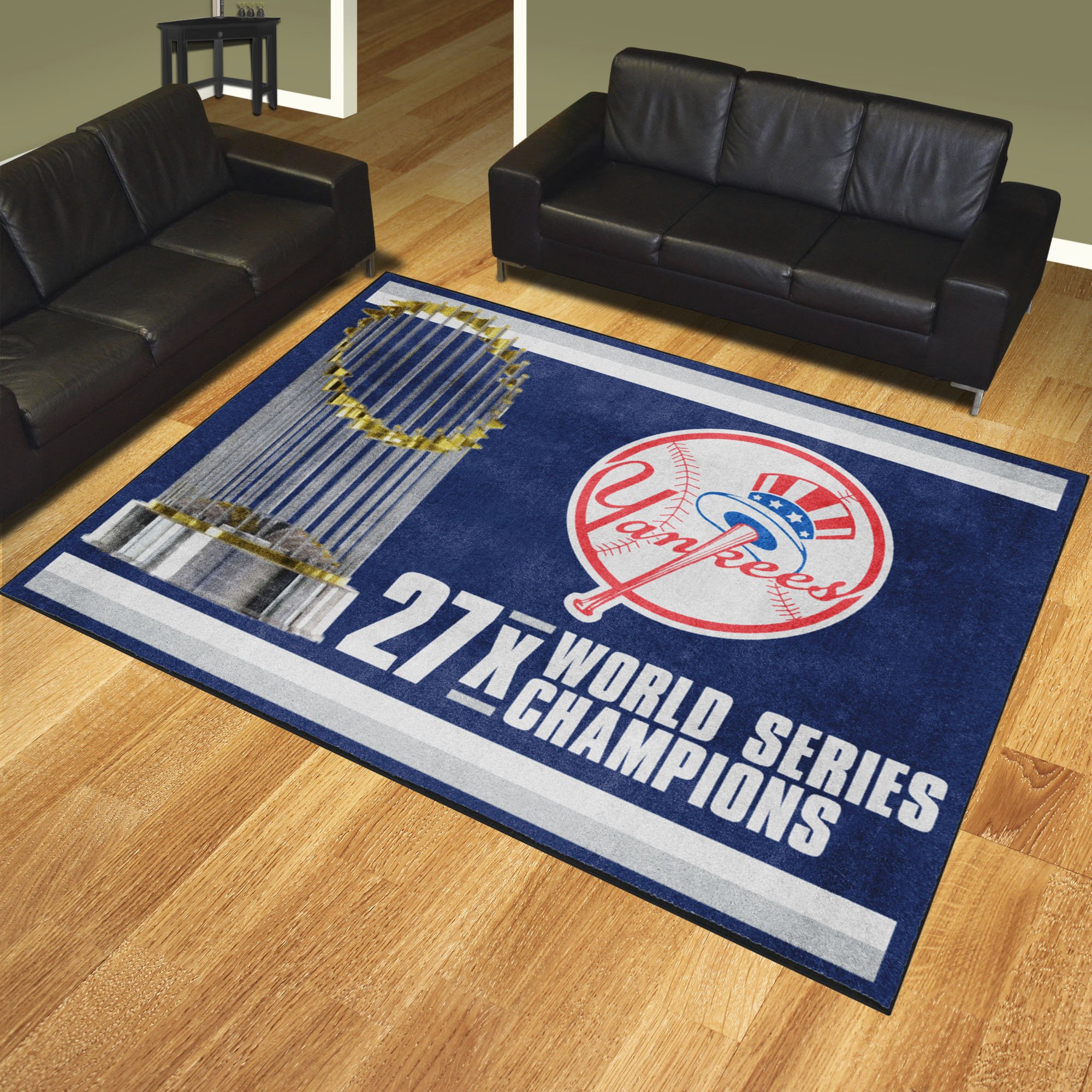 New York Yankees Area Rug Dynasty 8' x 10' Nylon