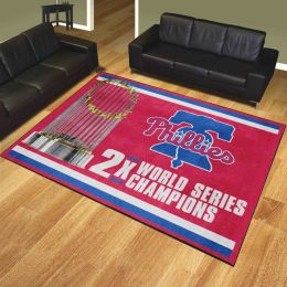 Philadelphia Phillies Area Rug - Dynasty 8' x 10' Nylon