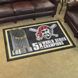 Pittsburgh Pirates Area Rug - Dynasty 4' x 6' Nylon