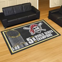 Pittsburgh Pirates Area Rug - Dynasty 5' x 8' Nylon