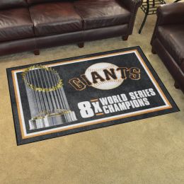 San Francisco Giants Area Rug - Dynasty 4' x 6' Nylon