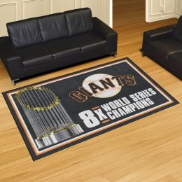 San Francisco Giants Area Rug - Dynasty 5' x 8' Nylon