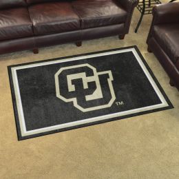 Colorado Buffaloes Area Rug - 5' x 8' Logo Nylon