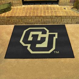 Colorado Buffaloes Logo Baseball Shaped Area Rug