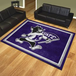 Kansas State Wildcats Area Rug - 8' x 10' Mascot Logo Nylon