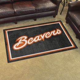 Oregon State Beavers Area Rug - 4' x 6' Alt Logo Nylon