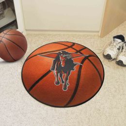 Texas Tech Red Raiders Alt Logo Basketball Shaped Area Rug