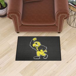 Iowa Hawkeyes Mascot Logo Starter Mat - 19 x 30