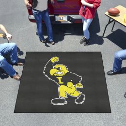 Iowa Hawkeyes Mascot Logo Tailgater Mat - 60 x 72