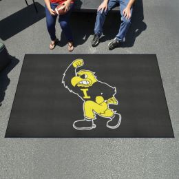 Iowa Hawkeyes Outdoor Mascot Logo Ulti-Mat - Nylon 60 x 96