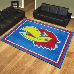 Kansas Jayhawks Area Rug - 8' x 10'  Alt Logo Nylon